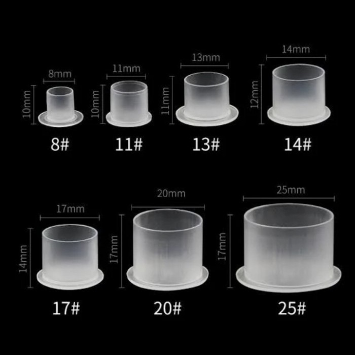 

GG Ink cup perlengkapan tattoo 1 ball