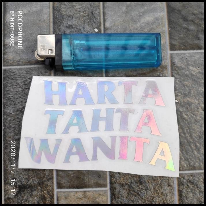 

TERBARU STIKER MOTOR MOBIL LAPTOP HARTA TAHTA WANITA HOLOGRAM KATA HUMOR LUCU