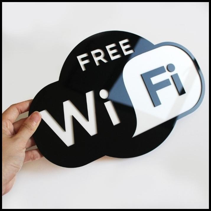 

HOT DEAL TERMURAH SIGN IN FREE WIFI ACRYLIK TIMBUL & STIKER CUTING - 3D TIMBUL ELEGAN !!