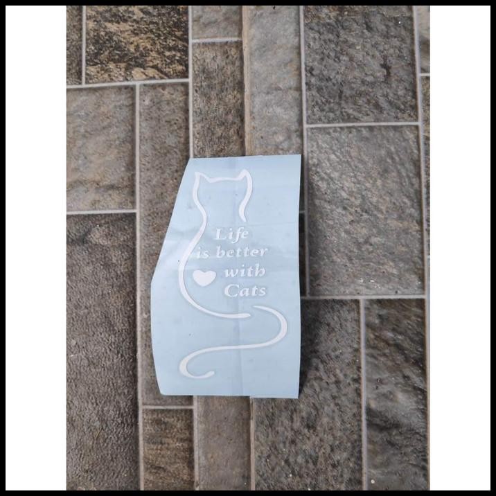 

TERBARU CUTTING STIKER LIFE BETTER WITH CAT MOTOR HELM LAPTOP CASE HP TAS BUKU !!