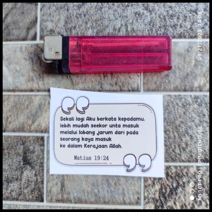 

TERMURAH STIKER KRISTEN KATOLIK AYAT ALKITAB MATIUS AMSAL TRUST FAITH GOD DOA !!!!