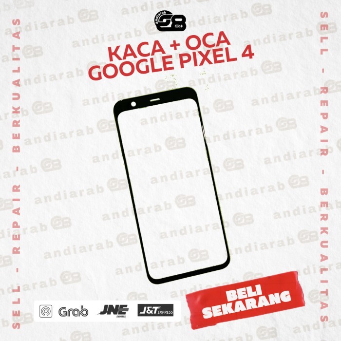 KACA DEPAN LCD + OCA GOOGLE PIXEL 4 4A 4G 4A 5G 4XL TOUCHSCREEN GLASS