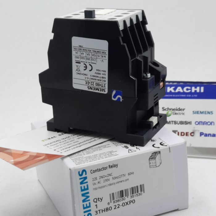 3Th8022 (220Vac), Contactor Siemens