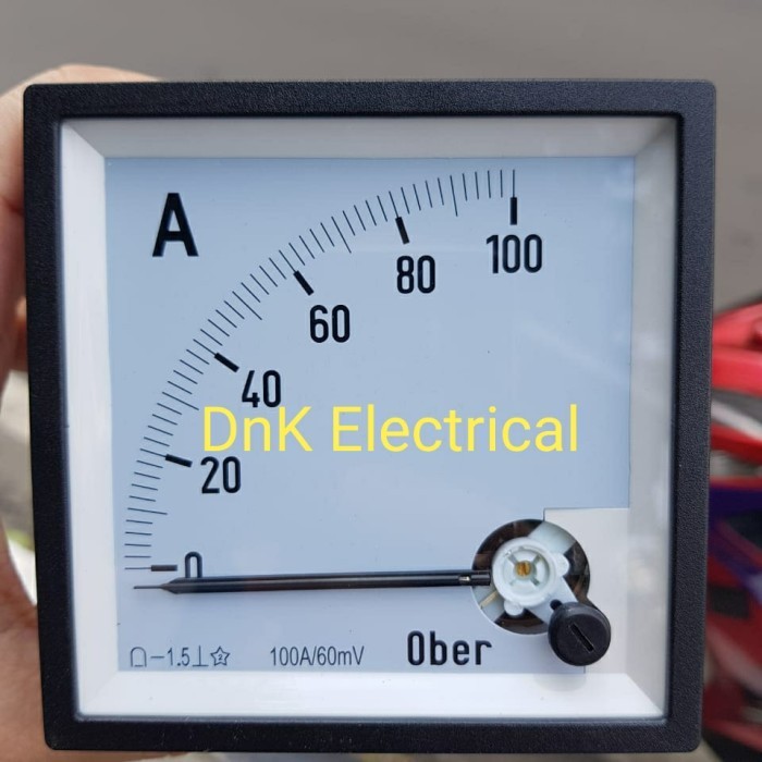 Ampere Meter Dc/Dc Amper Meter 100A Merk Ober (60Mv/75Mv)