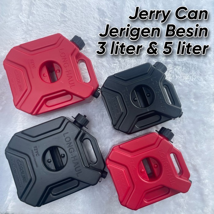 JERIGEN 3 LITER 5 LITER MOTOR TOURING ADVENTURE JERRY CAN PLATIC TEBAL