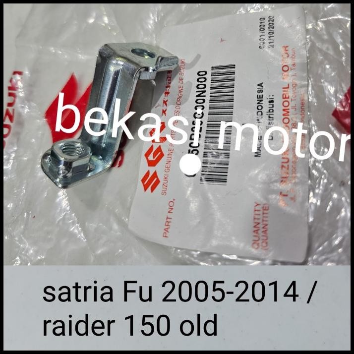GRATIS ONGKIR PLAT BRAKET DUDUKAN TABUNG MINYAK REM BELAKANG SATRIA FU ORIGINAL 