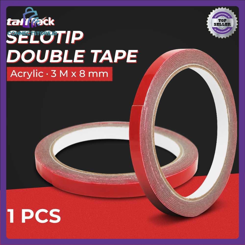 

Selotip Double Tape Acrylic 3M 8mm - Merah