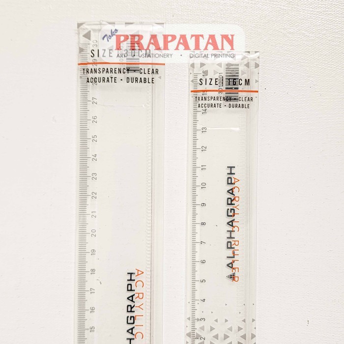 

Penggaris Alphagraph 16-30Cm Ruler #Original