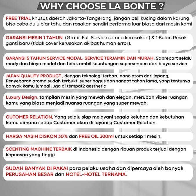 LaBonte Diffuser Scenting Mesin Pewangi Ruangan Hotel Difuser Otomatis P88L
