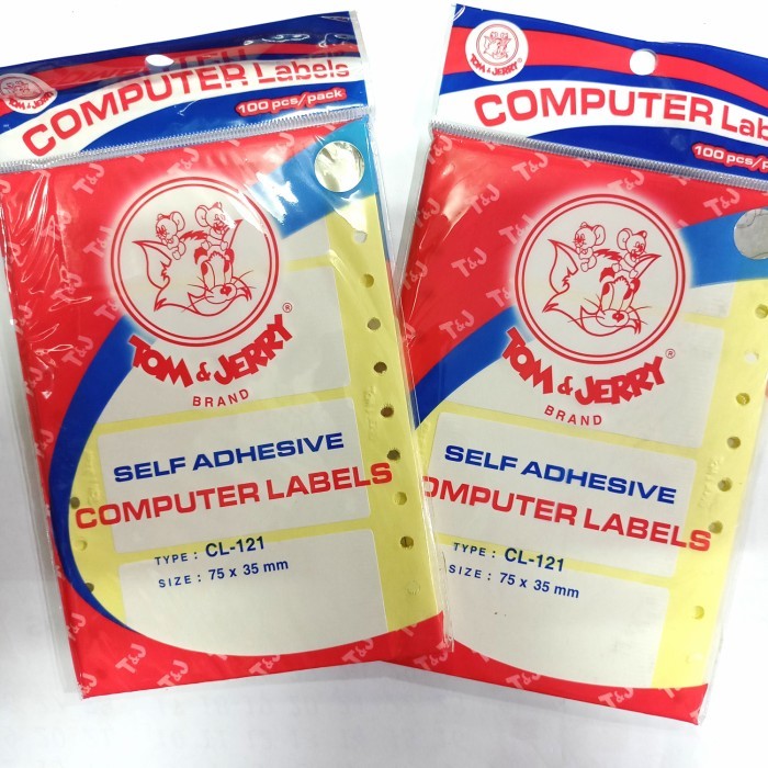 

Stiker Label Komputer Cl 121 T&J #Original