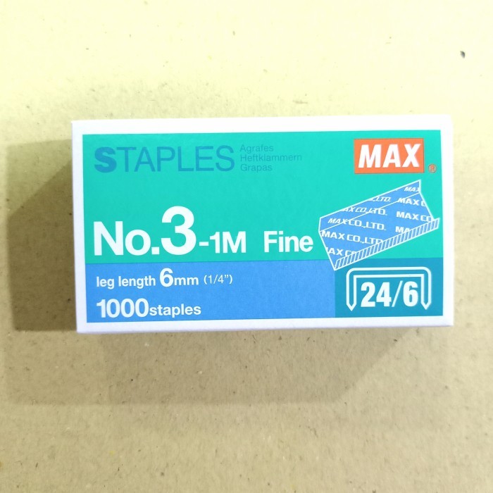 

Isi Staples Max No.3 - 1M #Original