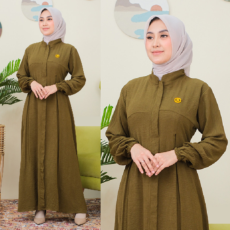 Bsju Cwek Pesta Kondangan Games Simple Elegant Bahan Pakaian Syari Muslim Jubbah Viral 2025 Gsmes Te