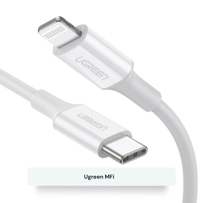 TERMURAH - Ugreen MFi Kabel Data / iPhone Charger C To Lightning MFI - Original