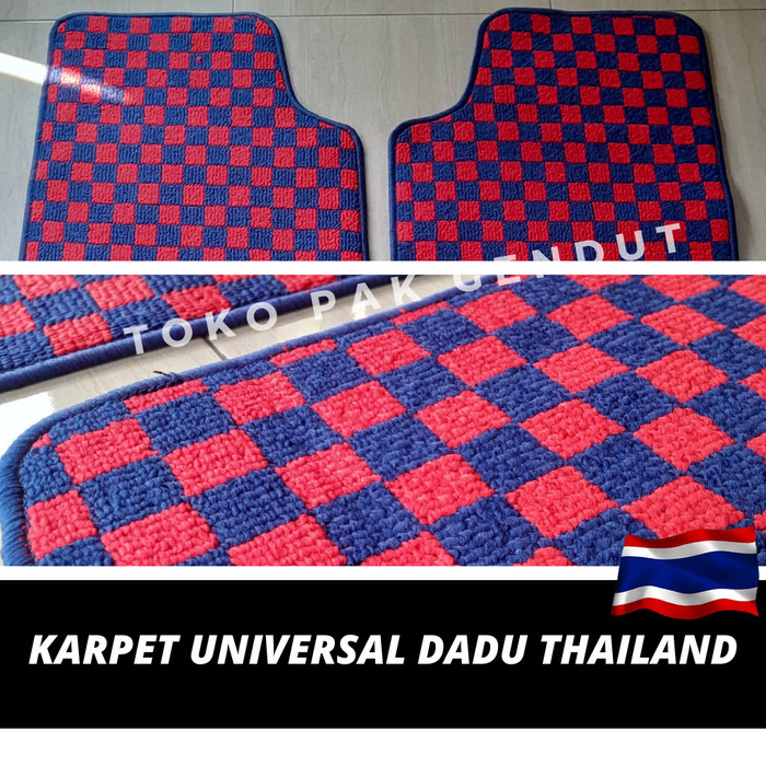 Karpet Mobil Dadu Universal / Karpet Catur Thailand / Karpet Mobil Jdm