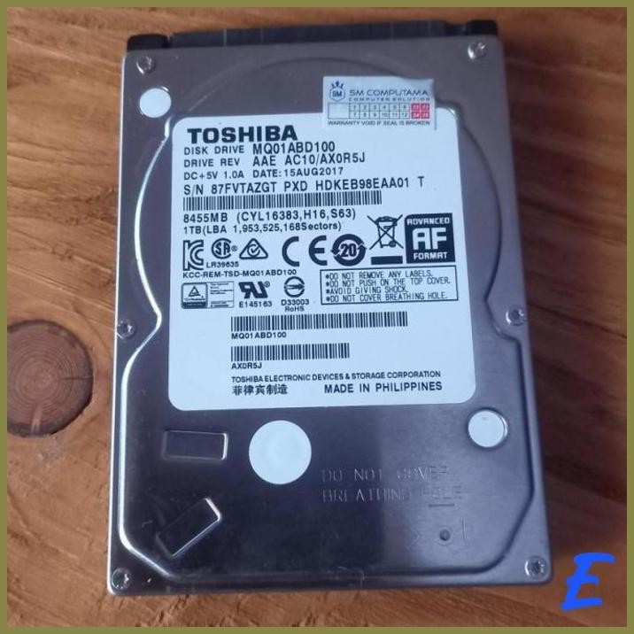 | SMC | JUAL HDD LAPTOP 1 TB TOSHIBA TEBAL 1TB HARDISK INTERNAL HARD DISK STORAGE
