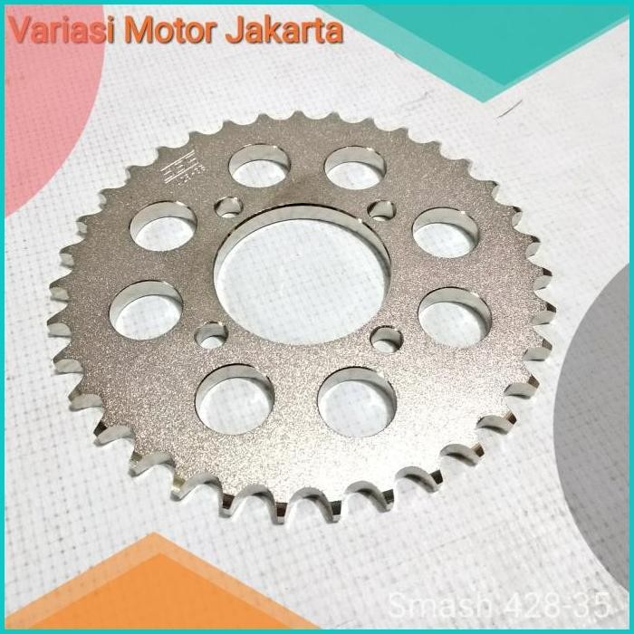 Gear belakang SSS Smash Shogun 125 Satria 2T 428 34-35 11OKTZ4 sparepa