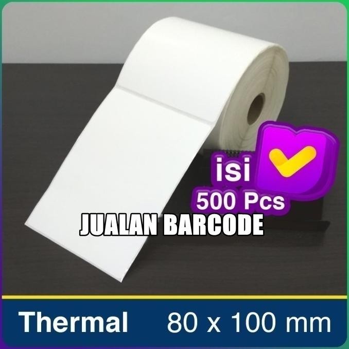

Sale Label Barcode Direct Thermal 80X100 80 X 100 Core 1" Isi 500 Pcs