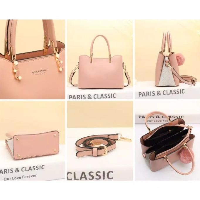 Tas Wanita Import Fashion Branded Handbag Paris Classic 98984