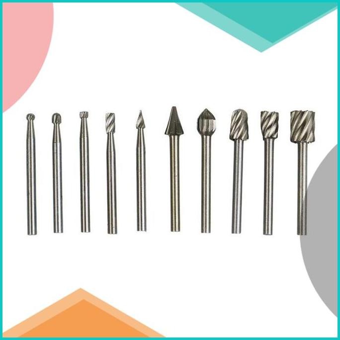 Mata Bor Kayu Plastik Berbagai jenis Model 10 in 1 Set High Quality 11