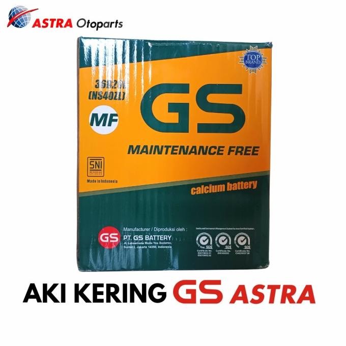 Aki Kering Mitsubishi Xpander GS Astra MF NS40ZL 36B20L (35Ah)