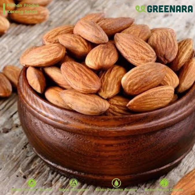 

Greenara Roasted Almond 500gr / Kacang Almond Panggang WS88