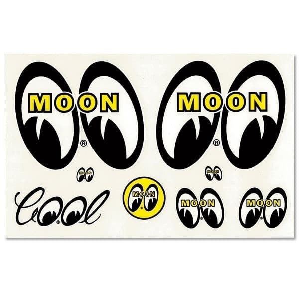 

TERBARU - MOONEYES 8 Pattern Sticker Sheet [DM001A]