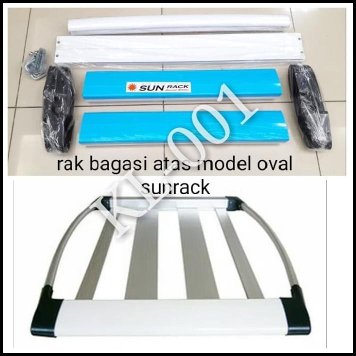BEST DEAL ROOF RACK RAK/RAK BAGASI ATAS MOBIL MODEL OVAL MOBIL AGYA / AYLA 