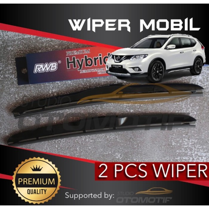 WIPER XTRAIL T32 RWB HYBRID GRAPHITE / WIPER XTRAIL 2 PCS SEPASANG
