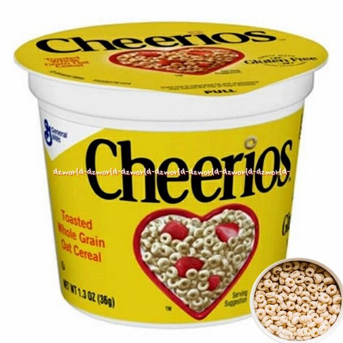 

Cheerios Toasted Whole Grain Oat Cereal Makanan Sereal 36gr Cerios