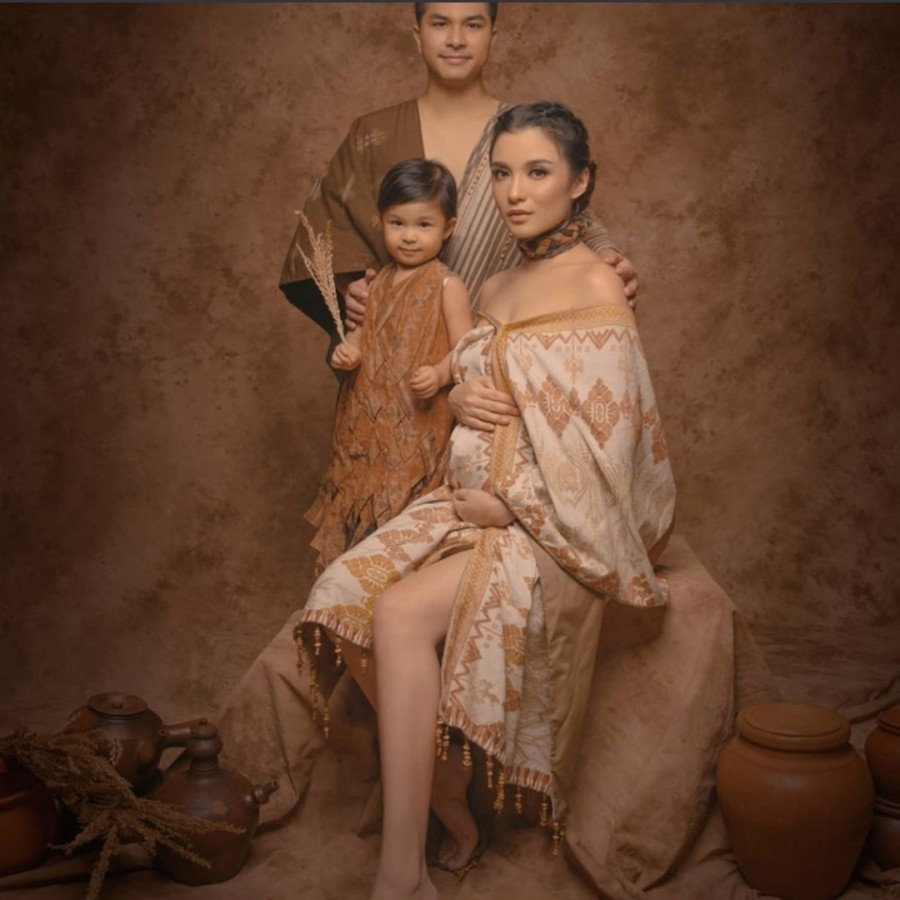 Background Backdrop Layar Latar Foto Studio Wisuda Nikahan Prewedding Abstrak Coklat Besar 3x6meter 