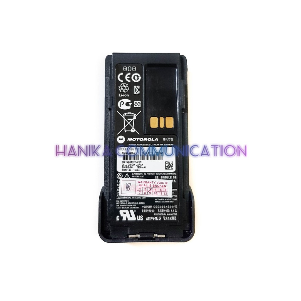 Terlaris Produk Motorola PMNN4490A Baterai Ori XiR P6620i TIA PMNN4490 XiRP6620 P6620