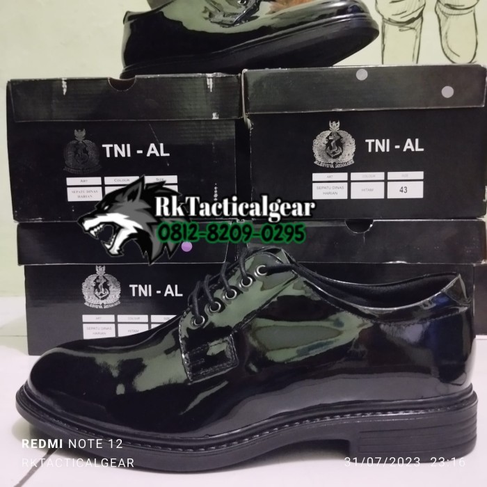 Sepatu PDH JATAH TNI AL Bocorocco