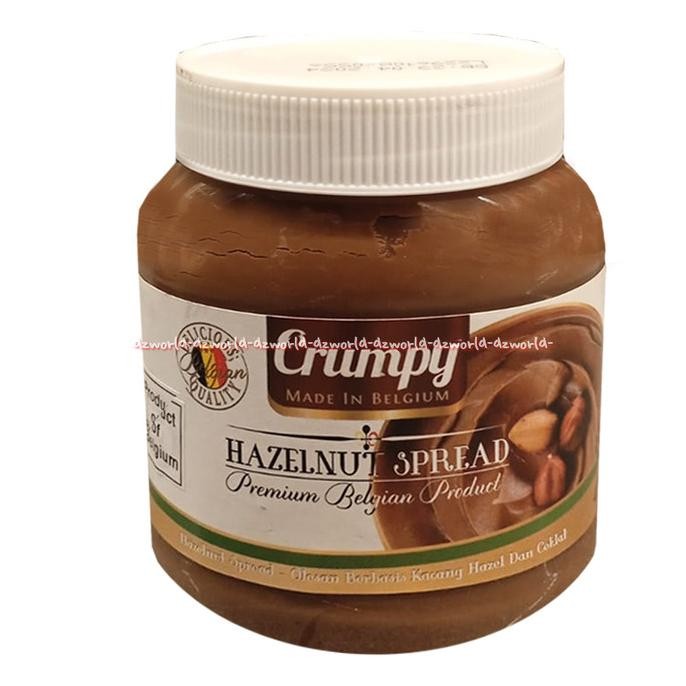 Crumpy Duo Hazelnut Spread Selai Roti Kombinasi Kacang Coklat 400gr