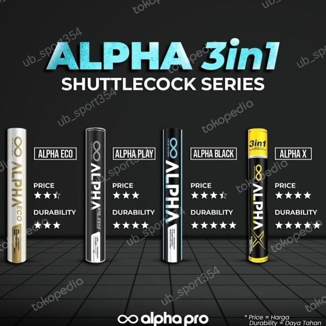 Shuttlecock Alpha 3 in 1 Original