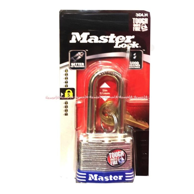 

Master Lock Padlock Gembok Kunci 51mm Kotak Tahan Api Masterlock Pad