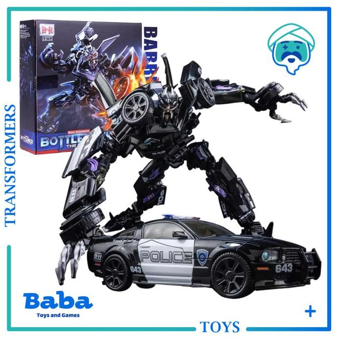 Mainan Robot Transformers Deformation Toy BMB LS-02 Barricade GTM