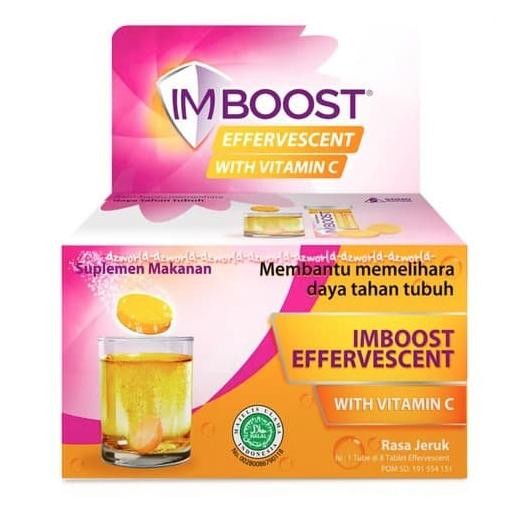 

Imboost effervescent with vitamin C rasa jeruk 8tablet Untuk Imun