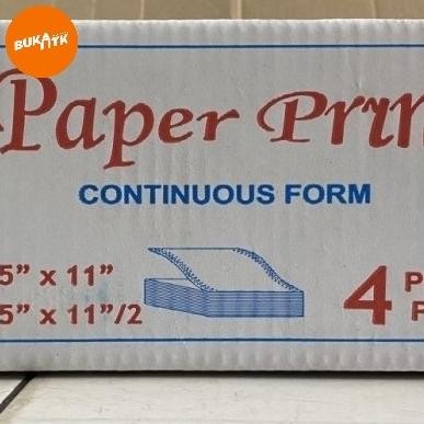 

BEBAS ONGKIR - Kertas / Continous Form ( 9.5 x 11 / 9.5 x 11.2 ) 4 ply / continus