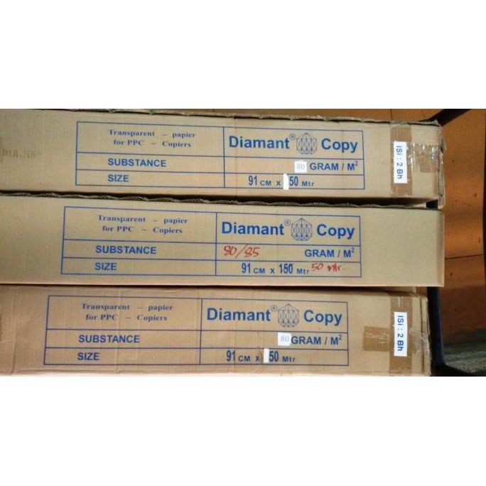 

Kertas Kalkir A0 80/85gr 50M Diamant