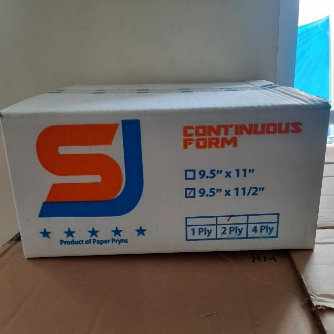 

BEBAS ONGKIR - Continuos Form 2Ply Bagi 2 SJ 91/2x11" / Continuos Form K2 Bagi 2 SJ