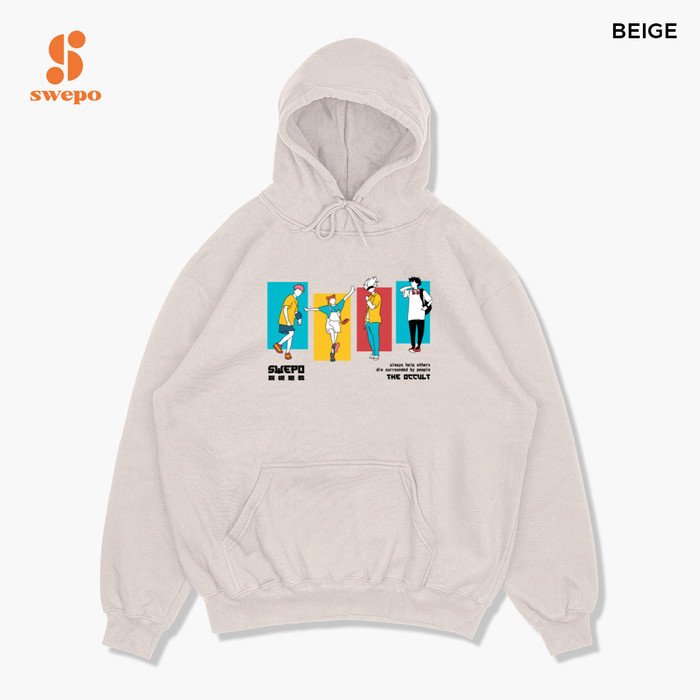 SWEPO Hoodie Jumper Anime Squad (Bordir) Size M-XXL (Pria & Wanita)