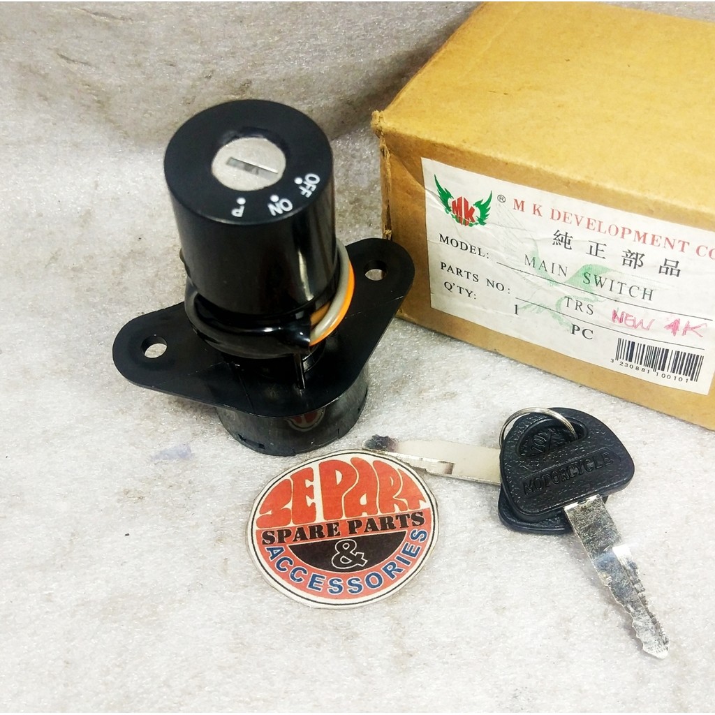 Kunci kontak TRS New 4 Kabel Suzuki TRS Limited Item Barang Langka Spare Part Motor Klasik