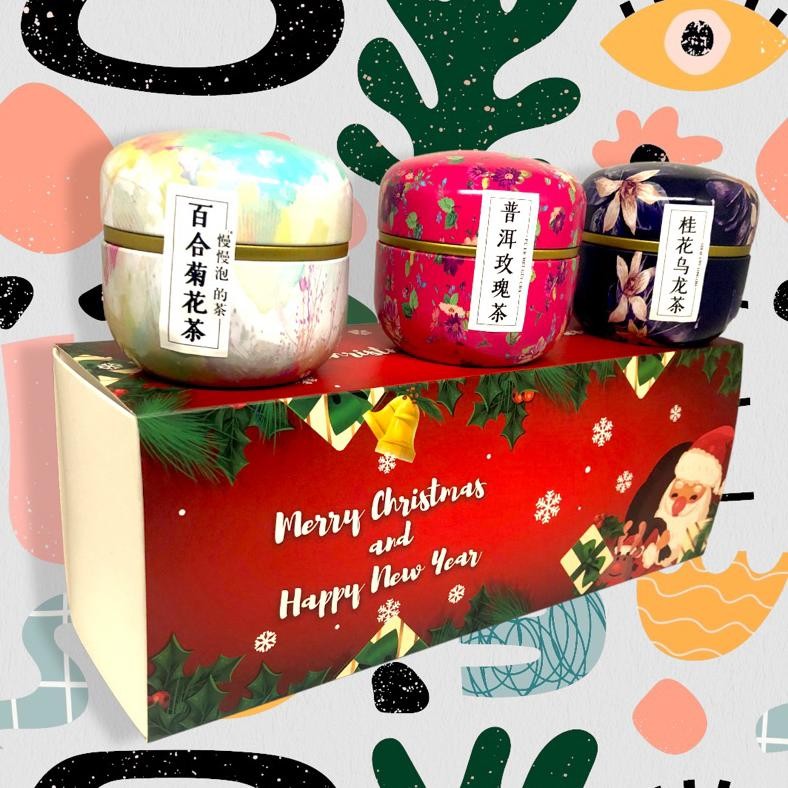 

Ready Christmas Tea Gift Set - Triple Tea Christmas Hampers - Gift Set Termurah