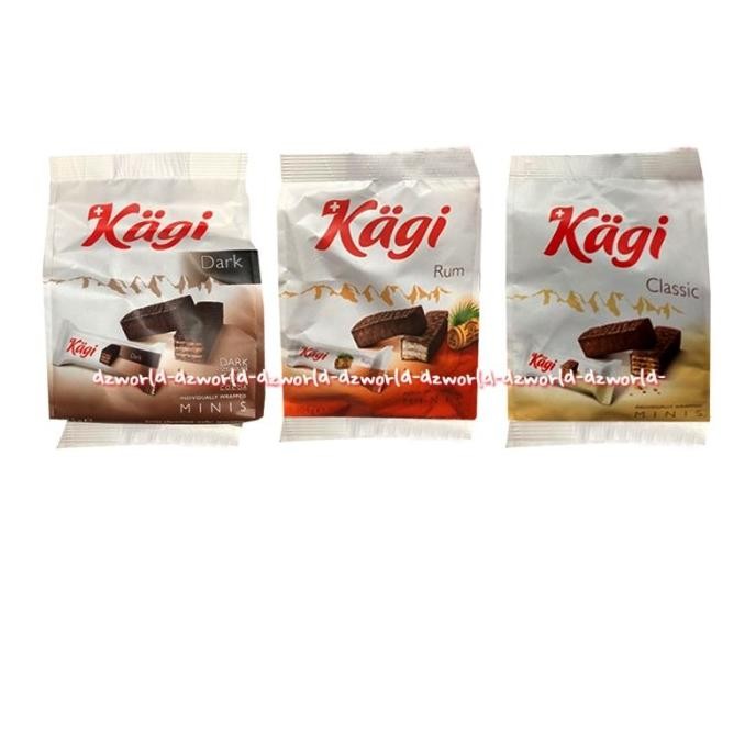 

Kagi Dark Chocolate 60% Cocoa Minis Coklat Kagi 125gr