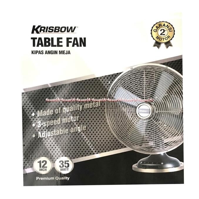 

Krisbow Table Fan Vintage Kipas Angin Meja Ukuran 12inch 35watt Klasik
