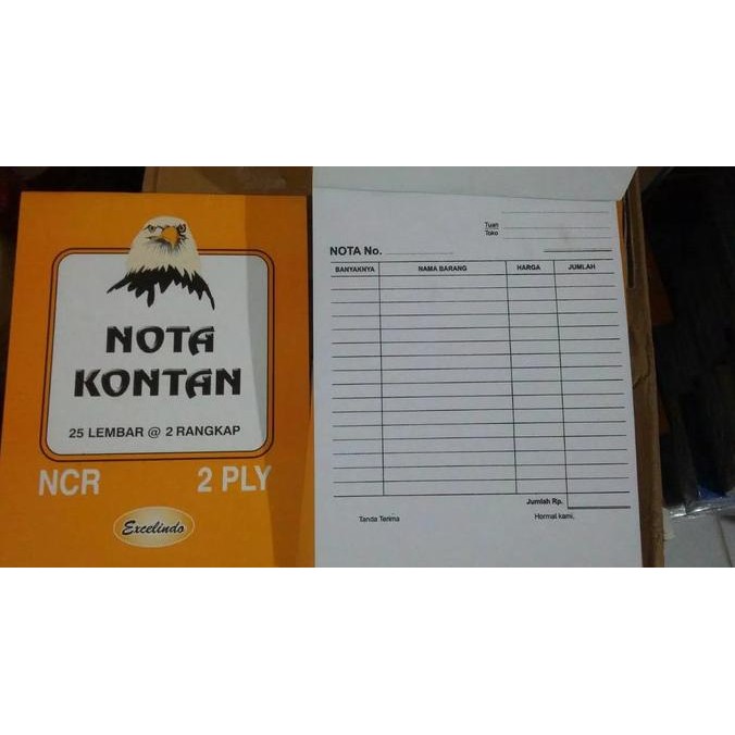 

Best Seller Nota kontan 2 rangkap kecil
