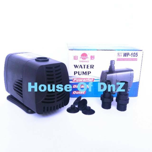 MESIN Pompa Kolam Ikan Yamano WP 105 Mesin Air Submersible Pompa Air Hingga 3 Meter |FO343Y6e|