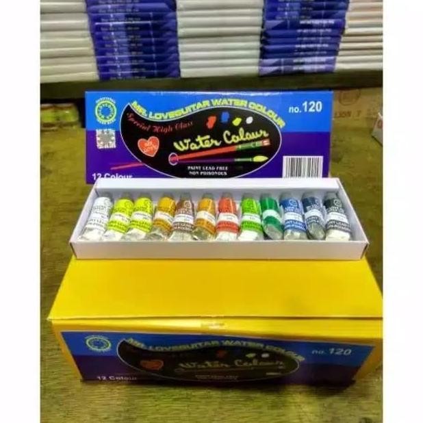 

Ready Terkini Cat air 120 Water colour mr love guitar