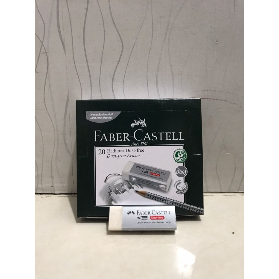 

EY935 Penghapus Faber Castell Putih Besar / Eraser Big White Faber Castell / Dust Free Eraser (1