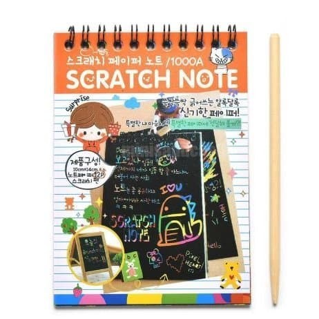 

IS935 Scratch Note - Buku Lukis Gores DISKON